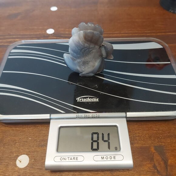 Gorgeous Gray Agate & Druzy Swan - Picture 10 of 11